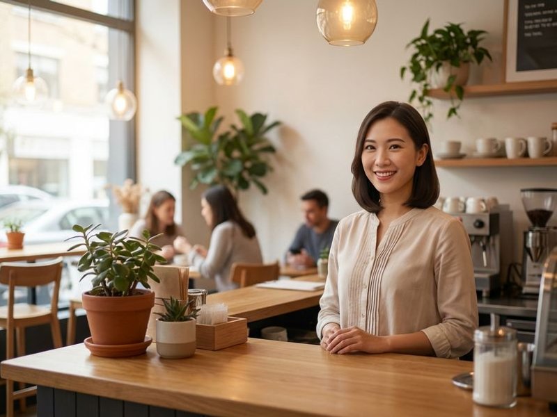 Belle, founder of Bubbs & Bites Cafe